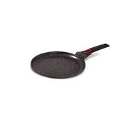Baumalu Crêpière 383608 Granit Pro – aluminium forgé, noir, 28 cm