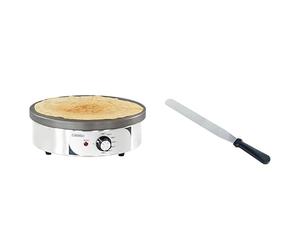 Crêpière familiale Billig CCR35EF - Casselin & CS40 - Spatule à crêpe - 40 cm