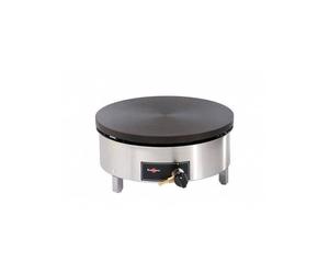 Crêpière gaz plaque fonte Bâti Inox D48 8 kw - Fest Noz KRAMPOUZ