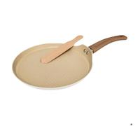 Crépière ""Harmony"" D26cm en aluminium forgé beige - 5 five simply smart