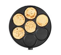 Crêpière INOX 2 en 1 anti-adhésif Diamètre 33 cm / 7 mini crêpes ou 1 grande [EEK: Conforme]