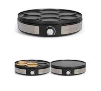 Crêpière Inox 2en1- 33cm anti-adhésif 1500W - Plaque réversible