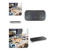 Crêpière - INOX - Mini crêpes - 1500W - Anti-adhésif - 12 cm