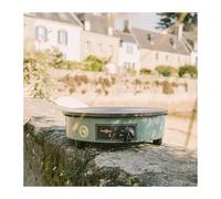 crêpière fonte 35cm 2500w vert - cebpa3ao