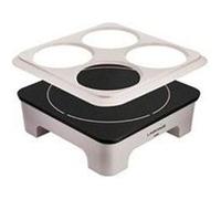 Crêpière Lagrange Crêpe Créativ' Duo 2000 W Noir et Gris Noir et Gris G