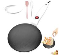 Crêpière - Machine à crêpes électrique de 7,8 pouces, machine à crêpes antiadhésives, machines pour faire des crêpes à main | Contrôle de température automatique anti-adhésif