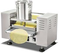Crêpière professionnelle 15 x 20 cm, automatique pâte mille-feuille, 0 à 200 °C, épaisseur 0,4 à 1,2 mm, 100 à 350 piècesheure la production de gâteaux et de tortillas (6in)