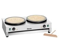 Crêpière Professionnelle Électrique - Double Crêpes - Bartscher