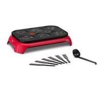 Tefal Crep'Party PY55C5F0 - Crêpière - 1 kWatt - rouge