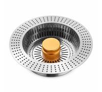 Crépine Bon Évier Cuisine, Semi-INOX doré