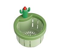 Crépine d ' évier Cactus Design, presse pour vider le panier, collecteur de déchets pour un filtrage efficace des canalisations dans la cuisine et la salle de bain
