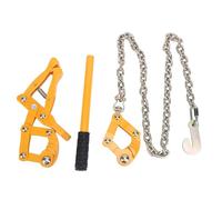 Crépine de clôture à chaîne, Outil de réparation de clôture électrique Robuste, extracteur de Fil barbelé avec Une capacité de 2200 LBS, tendeur de clôture en Acier Durable pour