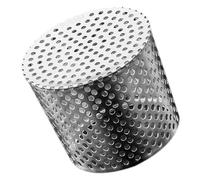 Crépine de Gouttière de Toit en Acier Inoxydable Argenté, Treillis | Structure à Trous Efficaces, Installation Facile, Usage Salles de Bain