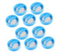 Crépine de Soupape D’admission, Acier Inoxydable, 10 Pièces | Prévient L’obstruction D’eau, Installation Simple, Entretien Facile, Couleur Bleue, pour Lave-linge Automatique