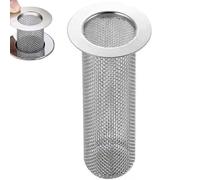 Crépine de vidange d'évier, d'égout pour salle de bain - Utilitaire, Slop, Blanchisserie, RV et Lavabo Évier Passoire Attrape-cheveux, Drains De Douche En Acier Inoxydable, Siphon De Sol