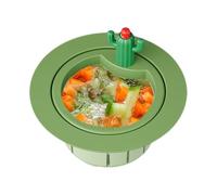 Crépine De Vidange D'évier - Filtre Cactus Mignon, Filtre À Déchets À Décharge Automatique, Panier Anti-obstruction Portable | Panier De Vidange Des Restes D'évier De Cuisine, Élimination Des Déchets,