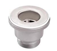 Crépine de vidange en inox et plastique 38 mm