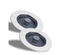 Crépine d'évier - AIMOONSA - S1 - Acier inox/ABS - 3 en 1 anti-odeurs - Diam. 10,5 cm