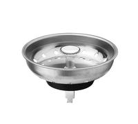 Crépine D'évier De Cuisine en Acier Inoxydable, Bonde De Vidange for Évier De Cuisine, Construction Robuste en Acier Inoxydable, for Bonde Standard De 3-1/2 Pouces