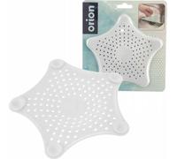 Crépine d'évier universelle en forme d'étoile 16cm blanche Tamis de vidange Ventouses cuisine salle de bain