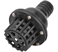 Crépine d'interface, filtre de canalisation, filtre de canalisation, crépine d'interface, clapet de pied de pompe à eau, 1,5" 2" 2,5" 3" 4" Clapet anti-retour en PVC noir, vanne inférieure de filtre d