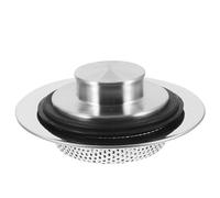 Crépine pour Broyeur à Déchets en Acier Inoxydable, la Cuisine | Protection Anti-éclaboussures, Nettoyage Facile, Écoulement, Argenté, Style Épuré Minimaliste