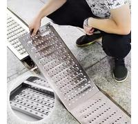 Crépines de canal d'égout antidérapantes en acier inoxydable, couvercle grille drainage tranchée 58 cm x 35 cm/58 40 for usine d'allée, plaque goulotte métal renforcée