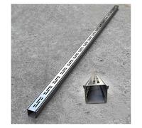 Crépines de gouttière linéaires Caillebotis de Drainage de tranchée étroite en Acier Inoxydable, 1-2/5 2 Pouces de Large Système de Canal de Drainage Long Mince pour Cour/Garage/terrasse
