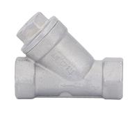 Crépines en Y de plomberie industrielle, crépine de type Y, filetage femelle en acier inoxydable 304, 3/8 pouces DN10, crépine de filtre de type Y pour eau, pétrole et gaz