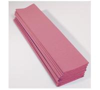 Clairefontaine 903033C - Paquet de 10 Feuilles de Papier Crépon - Couleur Rose Pâle - Format 2,50x0,50m - Crêpage 60% - Élastique et Résistant - Loisirs Créatifs, Bricolage et Activités Manuelles