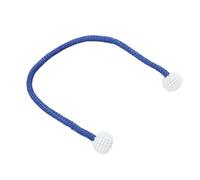 Crepundia Faites Main Corde avec Pompons, 2 Pince à Rideaux, Support de Rideau, Pinces embrasses, Boules suspendues, décoration d'intérieur, Accessoires for(Blue 2)
