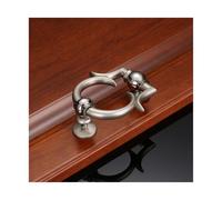 Crepundia Poignées Meuble Vintage Boutons Tiroir avec Vis, 1 Pièce Simple Et Légère Heurtoir Porte Luxe Alliage Zinc For Armoires Haut Gamme,Cour,Poignée(Color-Silver)