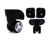 Crepundia Roues 360° pour Valise,Mute Pivotant 1Pair Taille Support de Remplacement Suitcase Roues Bagages Jantes Sac Accessoires Bricolage Rouleau Bagage Sacs(S)