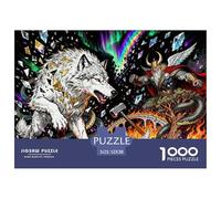 Crepuscule des Dieux Puzzle en Bois Imperméable DIY Puzzles De 1000 Pièces pour Adultes Cadeaux Amusant De Décoration pour La Maison