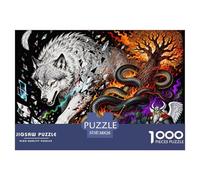 Crepuscule des Dieux Puzzle en Bois Imperméable DIY Puzzles De 1000 Pièces pour Adultes Coloré Jeux Éducatifs