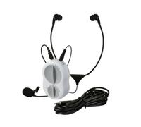 Crescendo 60 Amplificateur d’Écoute Personnel - Casque Stéthoscopique Ultraléger, Amplification de la Parole et du Son, Réglage Volume et Tonalité, Compatible Boucle Magnétique