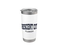 Crescent City Florida Vintage Gobelet isotherme en acier inoxydable double paroi