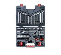 Crescent CTK128C Lot de 128 outils de mécanicien standard SAE/métrique 3/8" 12 points