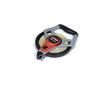 Crescent Lufkin FE30CME Mètre Ruban en Fibre de Verre, Durable, Rétractation Rapide, Marquages Impériaux et Métriques, 30 m x 19 mm