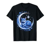Crescent Moon Russian Blue Cat Russian Blues Maltese T-Shirt