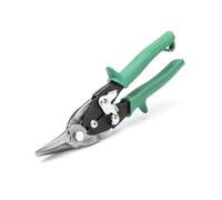 Crescent Wiss Cisaille à tôle M2R - Coupe droite à droite - Avec poignées vertes pour une identification facile - Fabriqué aux États-Unis