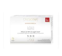 Crescina Transdermic SUPER FORMULA Traitement Double Repousse et Anti-Chute des Cheveux 500 Femme 20 Ampoules (10+10)