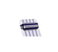 Crespo 1149262 Coussin A-200/17 Bleu Horizontal, Blue Striped (17)