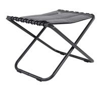 Crespo AP306 TexComfort Tabouret Pliant de Camping avec Rembourrage en Aluminium Gris Clair