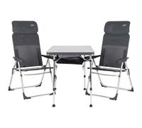 Crespo - Ensemble Fauteuils/Table - AL/213-CT - Classic - Gris foncé