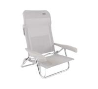 Crespo Fauteuil de Plage AL/221 Gris clair