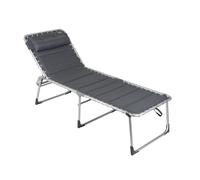 Crespo Lit bain de Soleil AL/364 Deluxe Gris foncé