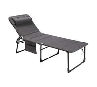 Crespo Lit bain de Soleil AL/365 Tex-Supreme Gris