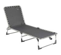 Crespo Lit bain de Soleil AL/367 Classic Gris foncé
