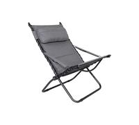 Crespo Lit bain de Soleil AP/262 Tex-Comfort Gris clair